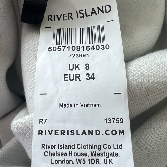 Midi checkered midi skirt, river island - Picture 4 of 4